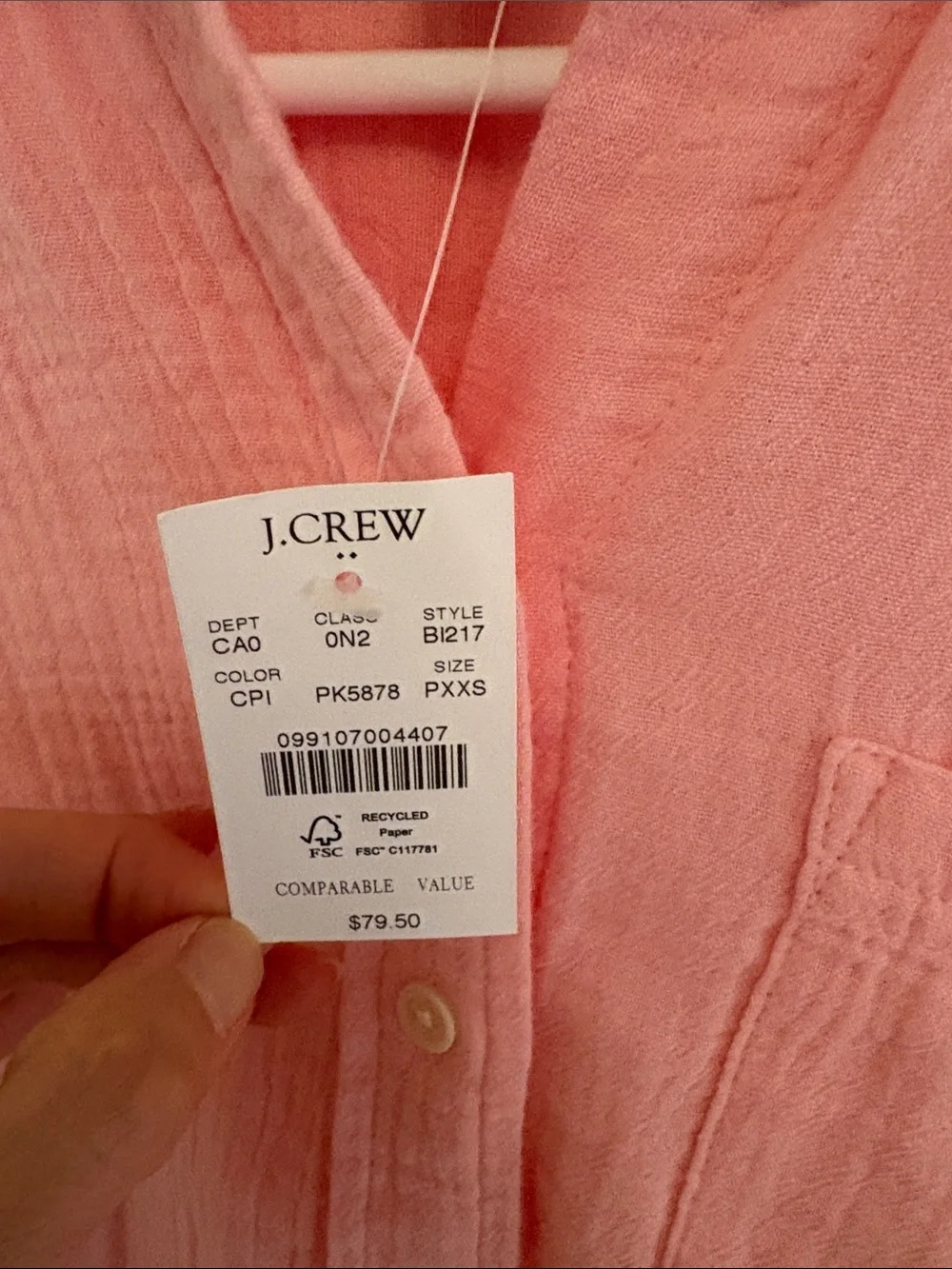 J. Crew crew light